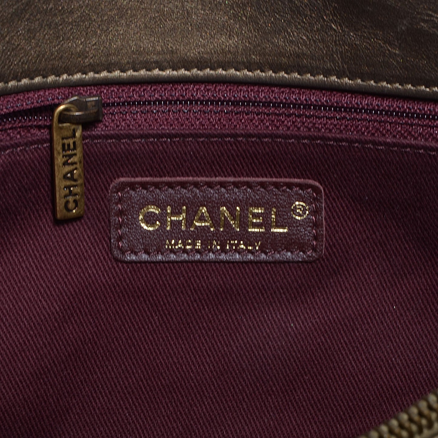 Calfskin Quilted Small Istanbul Tote Gold