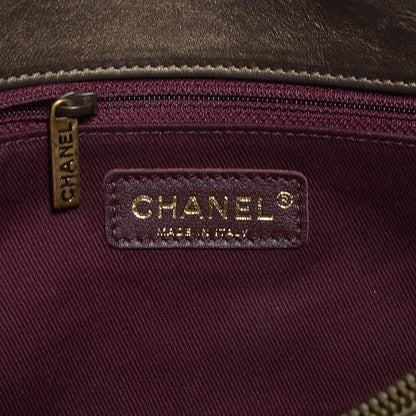 Chanel Calfskin Quilted Small Istanbul Tote Gold 6 of 8
