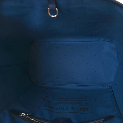 Louis Vuitton Monogram Escale Neverfull MM Blue 5 of 8