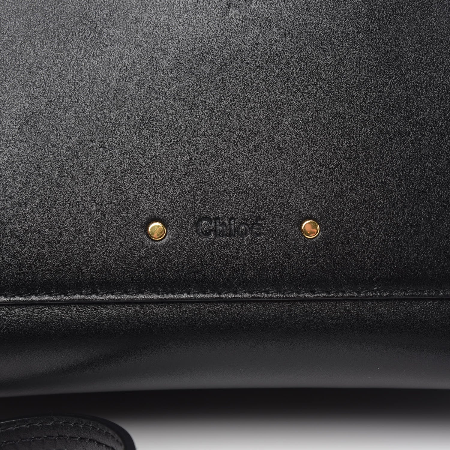 Chloe Shiny Calfskin Mini Annie Shoulder Bag Black 12 of 13