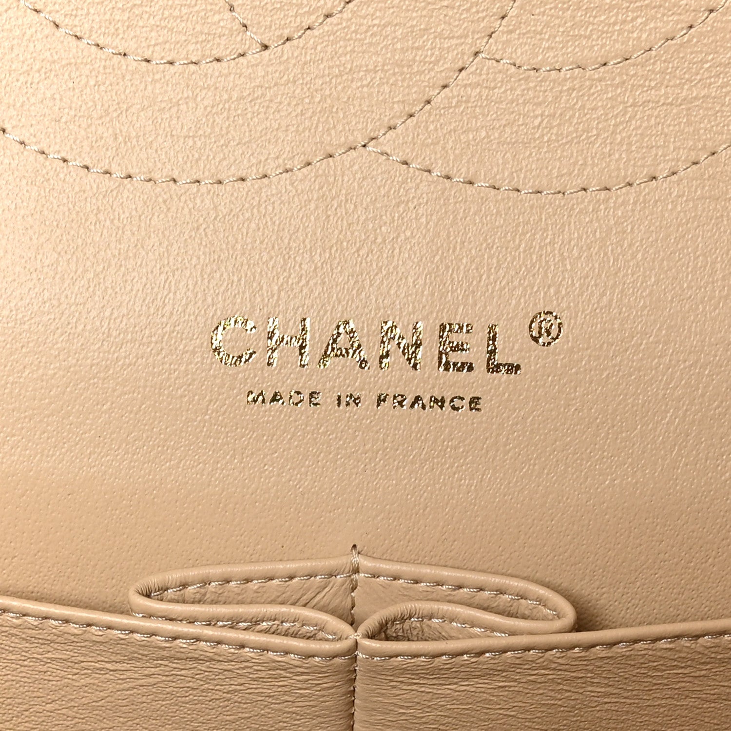 Chanel Caviar Quilted Jumbo Double Flap Beige Clair 6 of 11