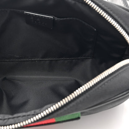 Gucci Canvas Web Slim Belt Bag Black 5 of 10