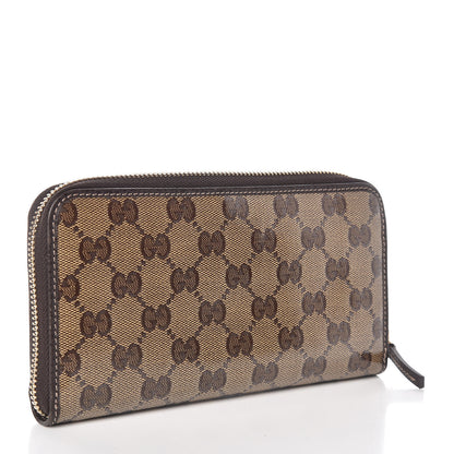 Gucci Crystal Monogram Zip Around Wallet Brown 3 of 7