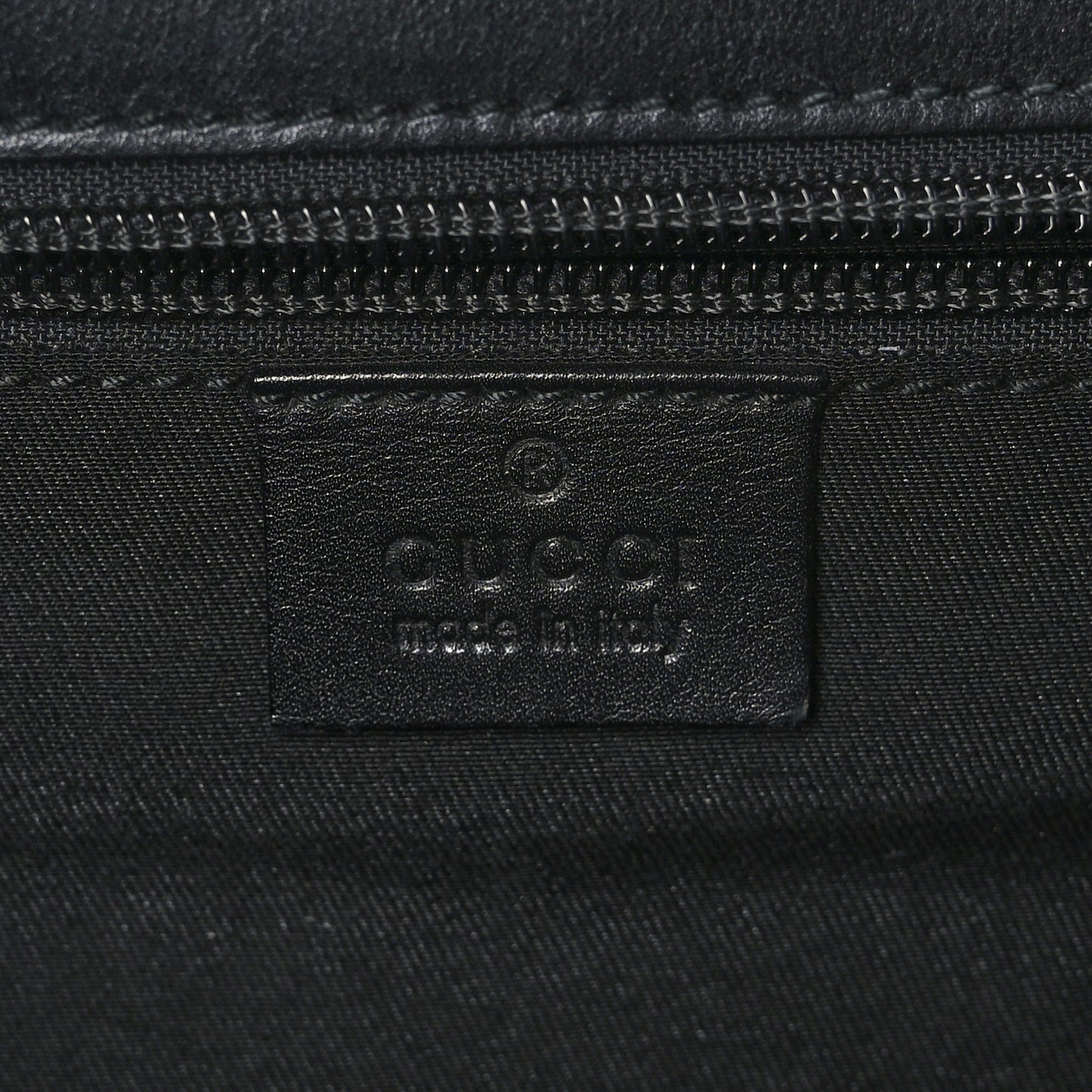 Guccissima Large Laptop Briefcase Black