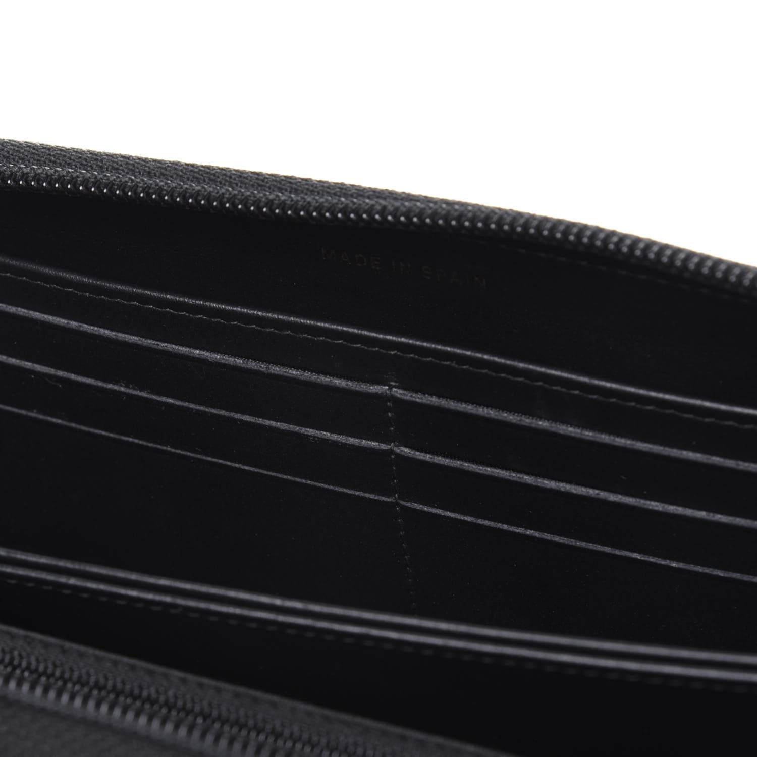 Chanel Caviar Quilted Boy Long Zip Around Wallet Black 9 of 14
