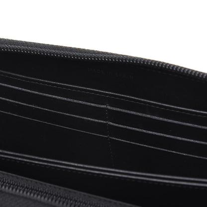 Chanel Caviar Quilted Boy Long Zip Around Wallet Black 9 of 14