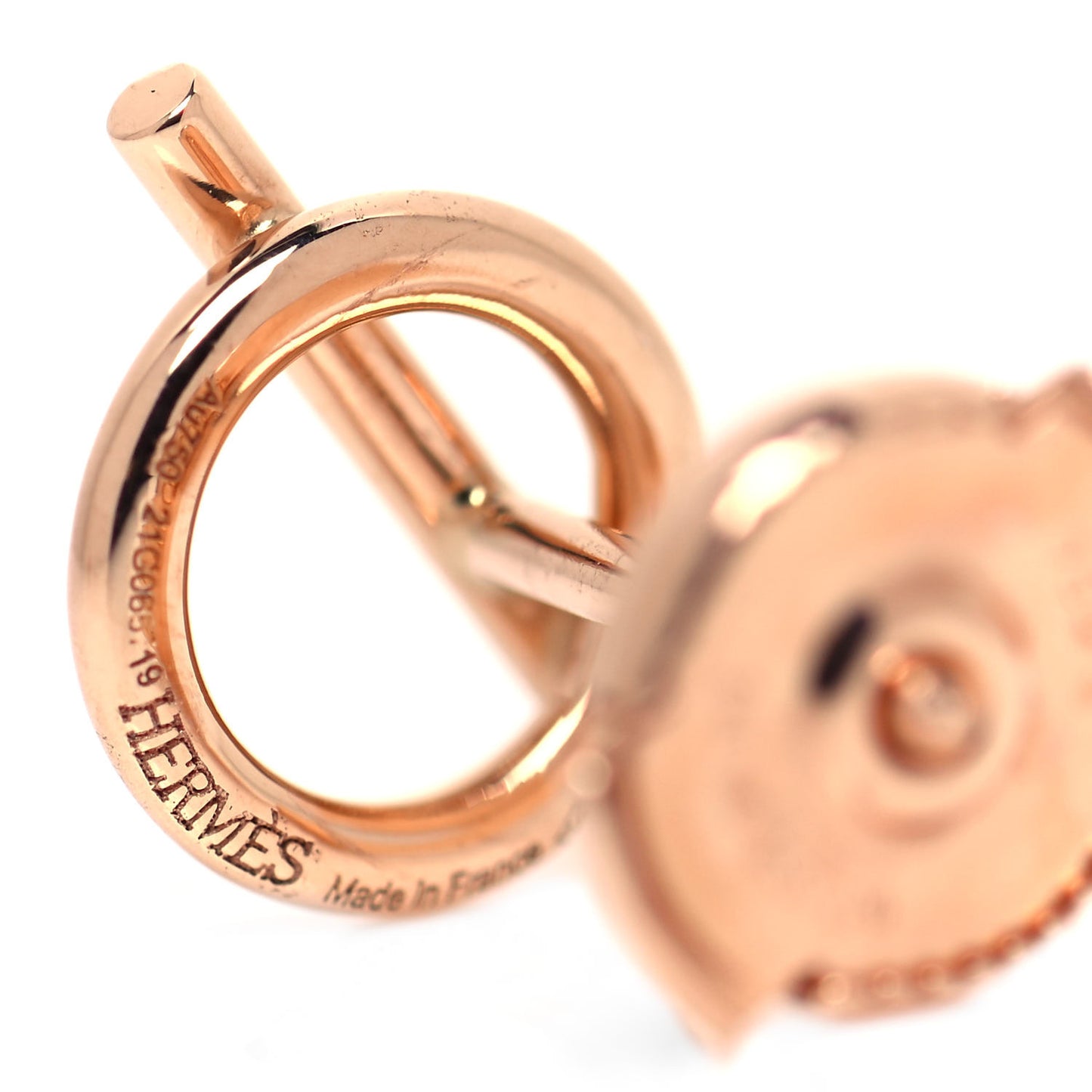 18K Rose Gold PM Echappee Earrings