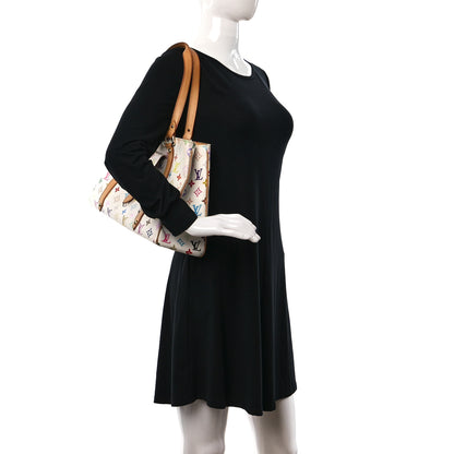Louis Vuitton Monogram Multicolor Aurelia MM White 2 of 8