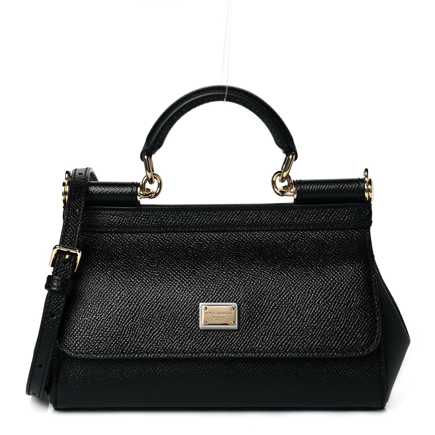 Dolce & Gabbana Dauphine Small Miss Sicily Satchel Black 1 of 9