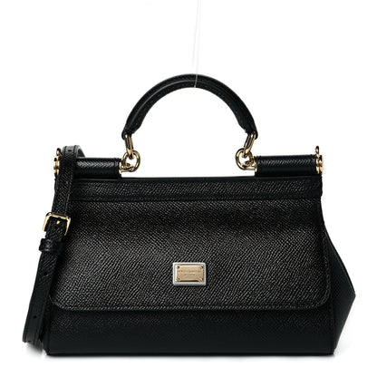 Dolce & Gabbana Dauphine Small Miss Sicily Satchel Black 1 of 9