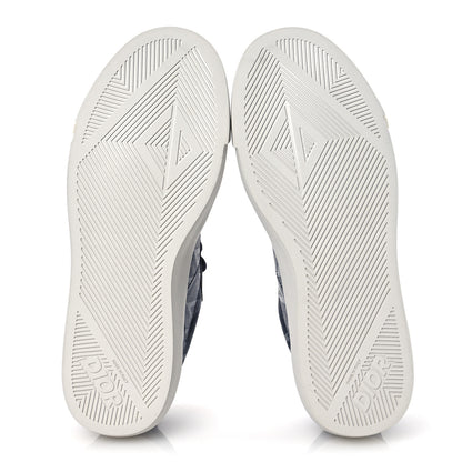 Christian Dior Canvas CD Diamond Mens B101 Low Top Sneakers 42 Navy 7 of 11