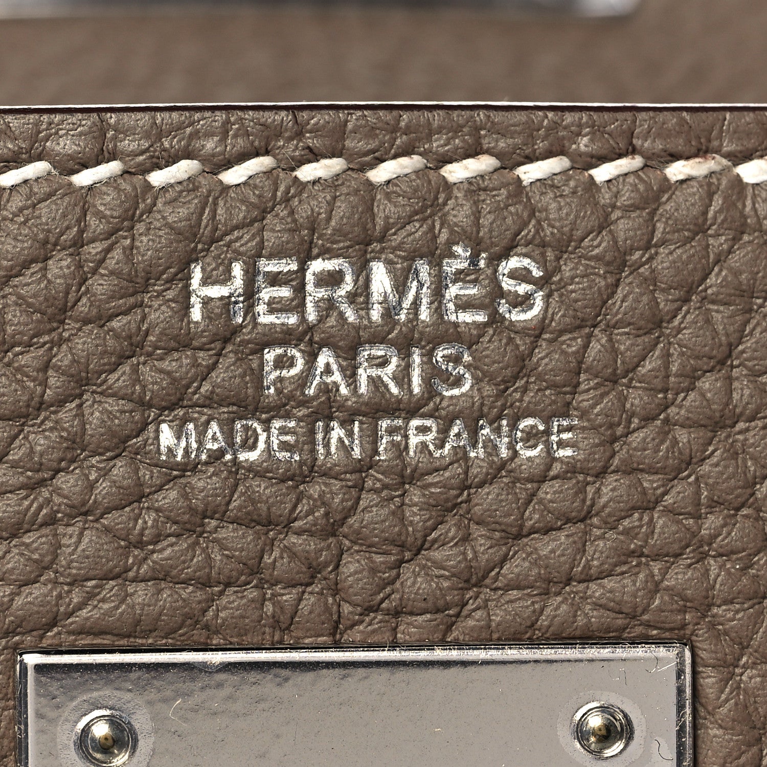 Hermes Togo Kelly Retourne 32 Etoupe 24 of 38