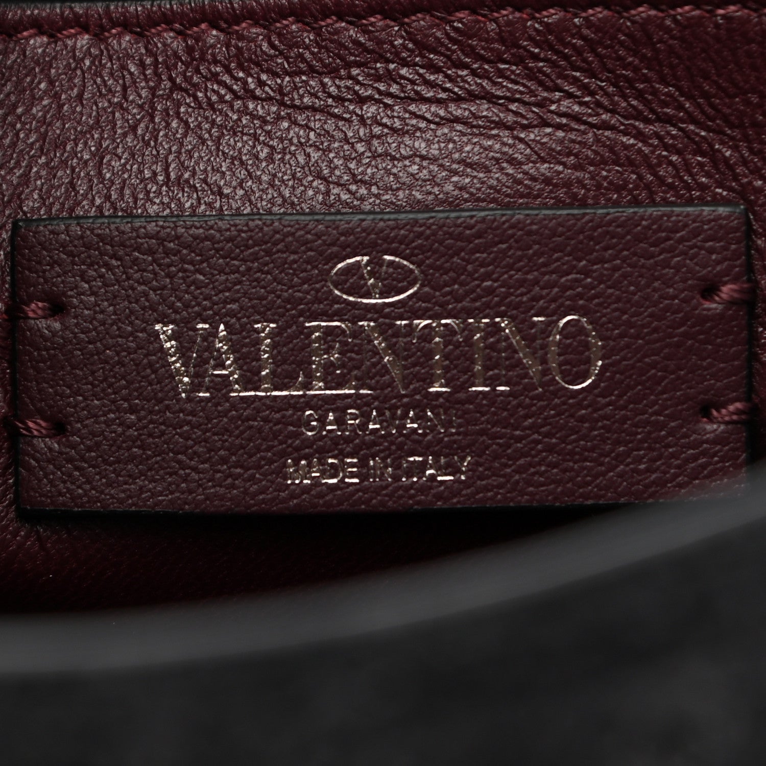 Valentino Garavani Wool Calfskin Medium Rockstud Flip Lock Crossbody Bag Black 6 of 9