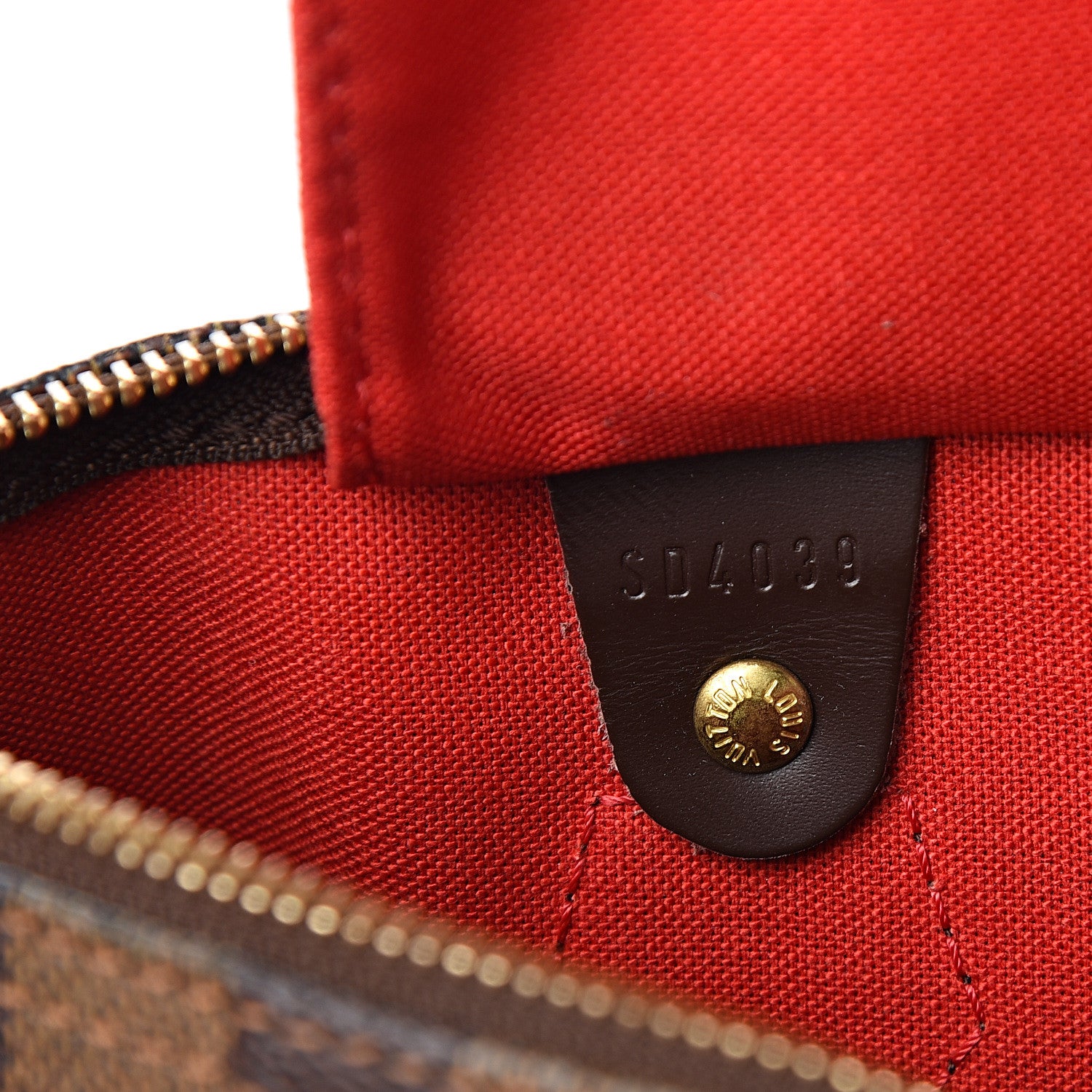 Louis Vuitton Damier Ebene Speedy 30 6 of 10