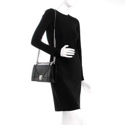 Christian Dior Lambskin Medium Diorama Flap Bag Black 2 of 9