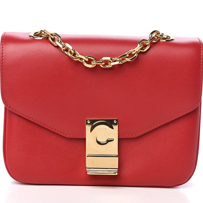 Celine Shiny Calfskin Small C Bag Red 9 of 9