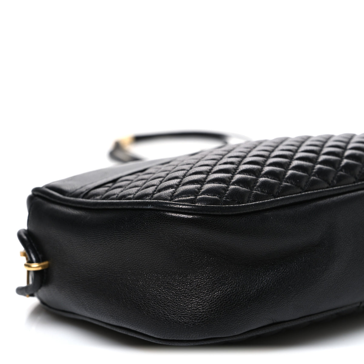 Saint Laurent Lambskin Quilted Victoire Camera Bag Black 9 of 10