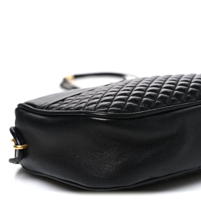 Saint Laurent Lambskin Quilted Victoire Camera Bag Black 9 of 10
