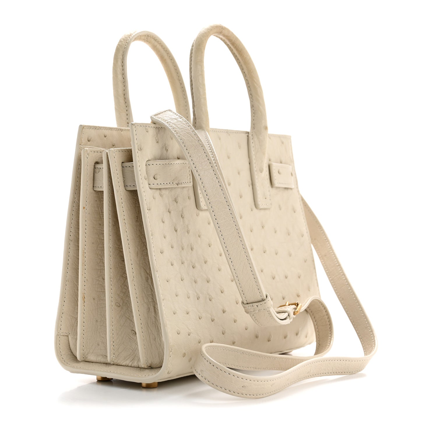 Ostrich Nano Sac De Jour Crema Soft