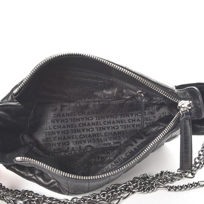 Chanel Lambskin Quilted Chocolate Bar Shoulder Bag Black 5 of 7