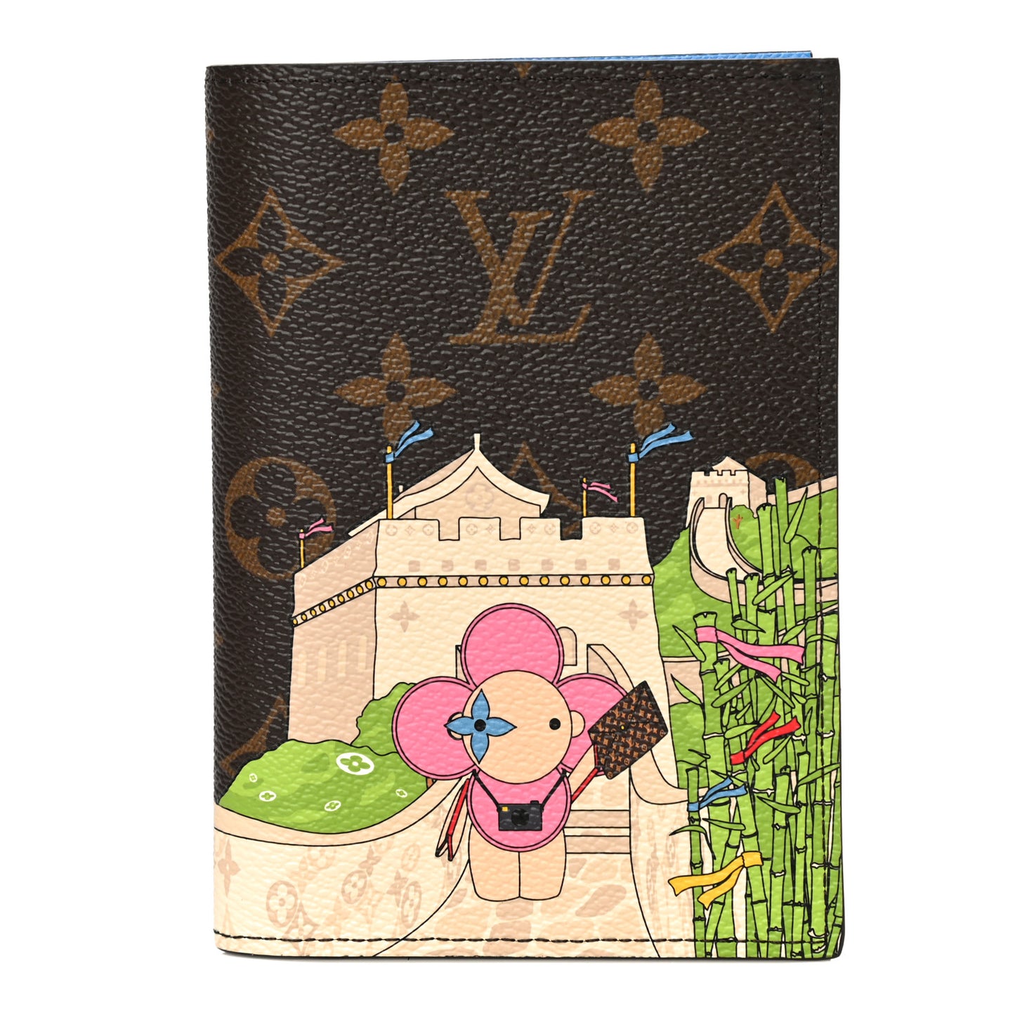 Monogram 2021 Christmas Animation China Passport Cover Myosotis Blue
