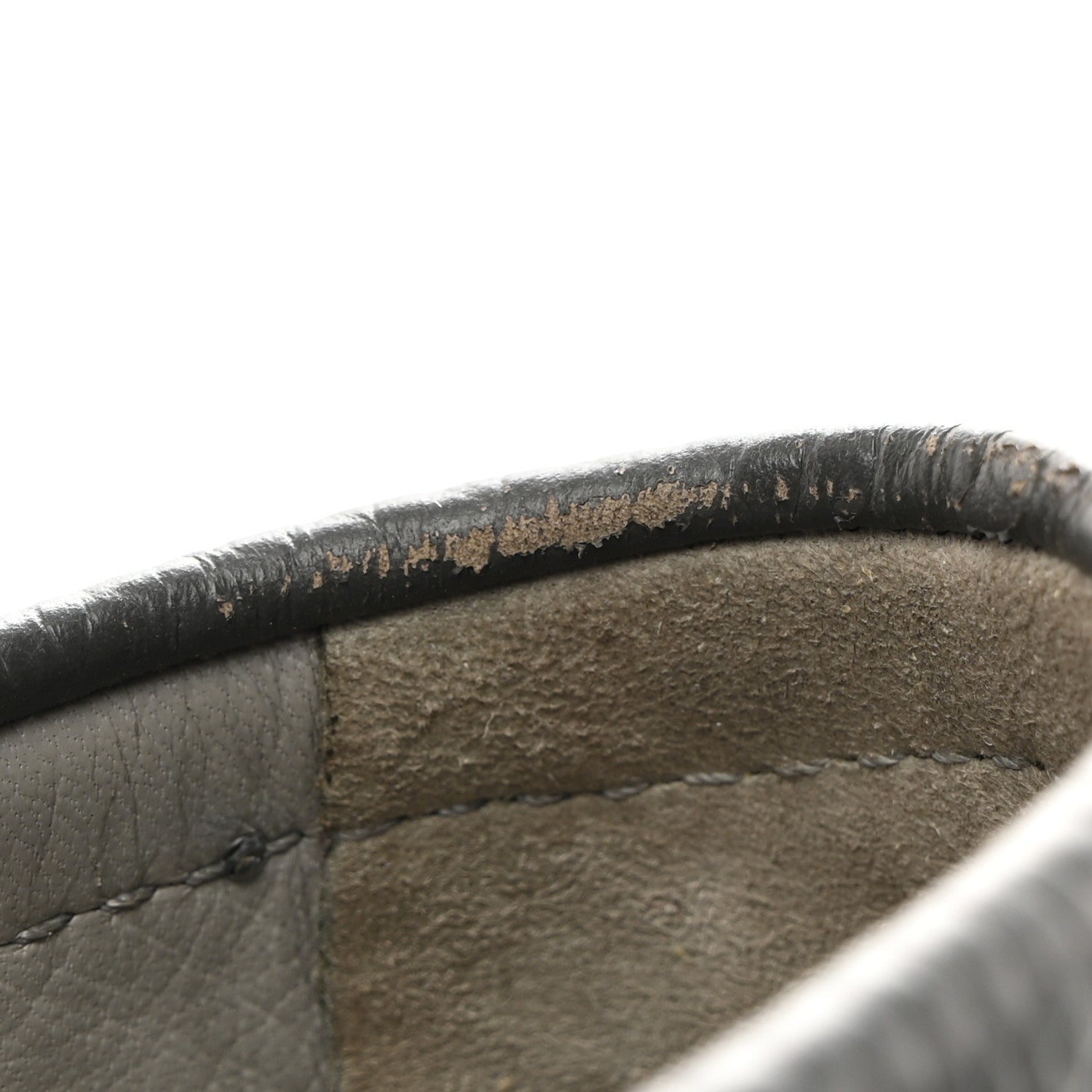 Louis Vuitton Calfskin Hockenheim Moccasin Loafers 8 Grey 9 of 9