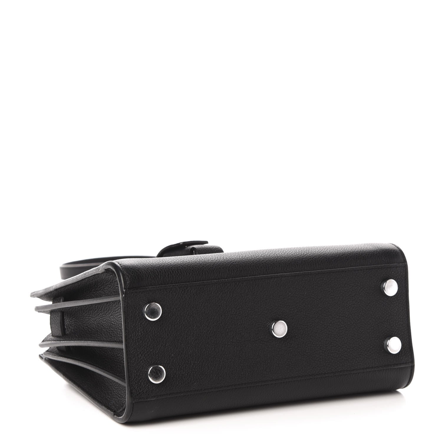 Saint Laurent Grained Calfskin Nano Sac De Jour Black 5 of 10