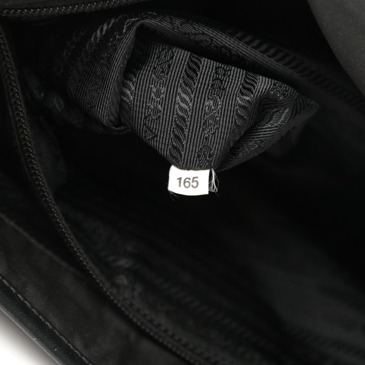 Prada Tessuto Nylon Saffiano Messenger Satchel Black 7 of 13