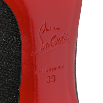 Christian Louboutin Glitter Tisse Veau Velours Coralta Mia 100 Pumps 39 Version Black 7 of 10