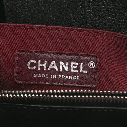 Chanel Grained Calfskin Small Neo Executive Shopper Tote Black 6 of 9