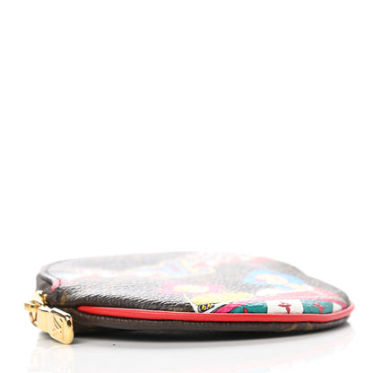 Louis Vuitton Monogram 2020 Christmas Animation Bumper Cars Round Coin Purse Coquelicot 4 of 7