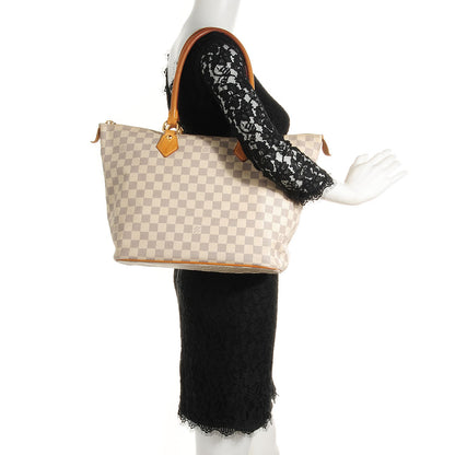 Louis Vuitton Damier Azur Saleya MM 2 of 7