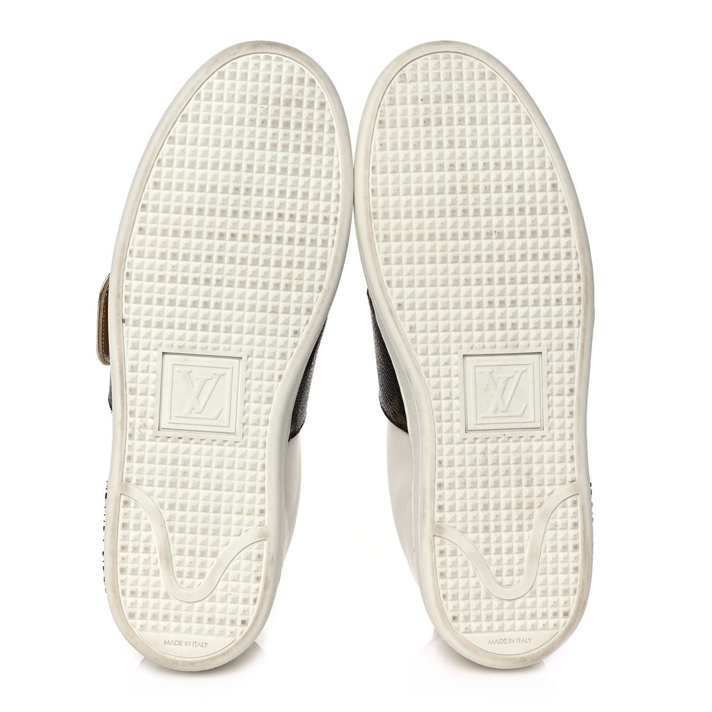 Calfskin Monogram Frontrow Sneaker 36.5 White