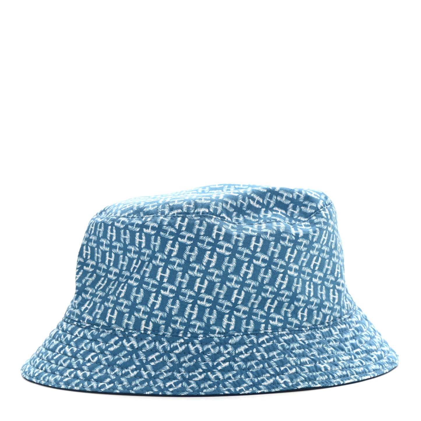 Cotton Bob Raoul Reversible Bucket Hat Indigo