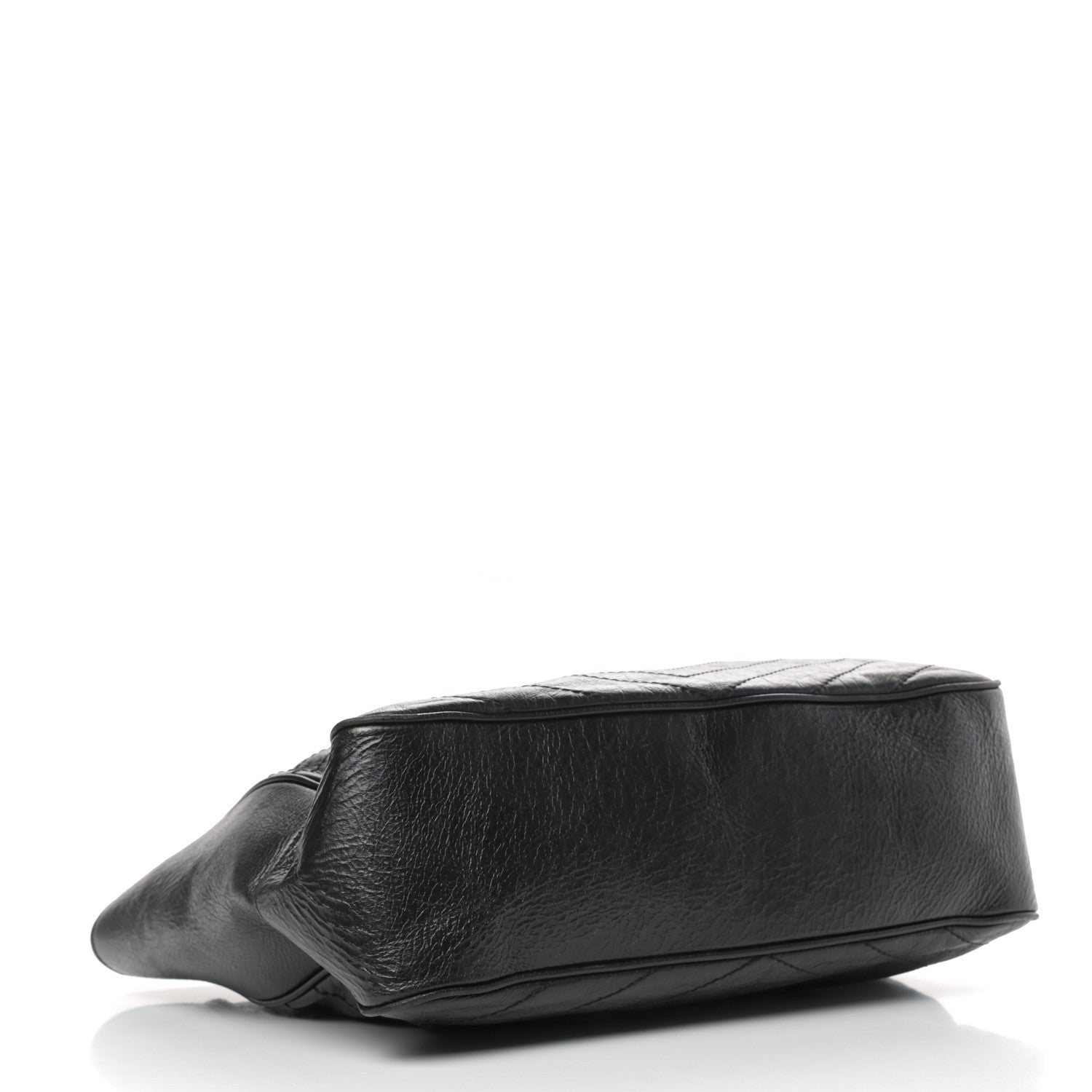 Saint Laurent Crinkled Calfskin Matelasse Monogram Large Niki Shopping Tote Bag Black 5 of 10