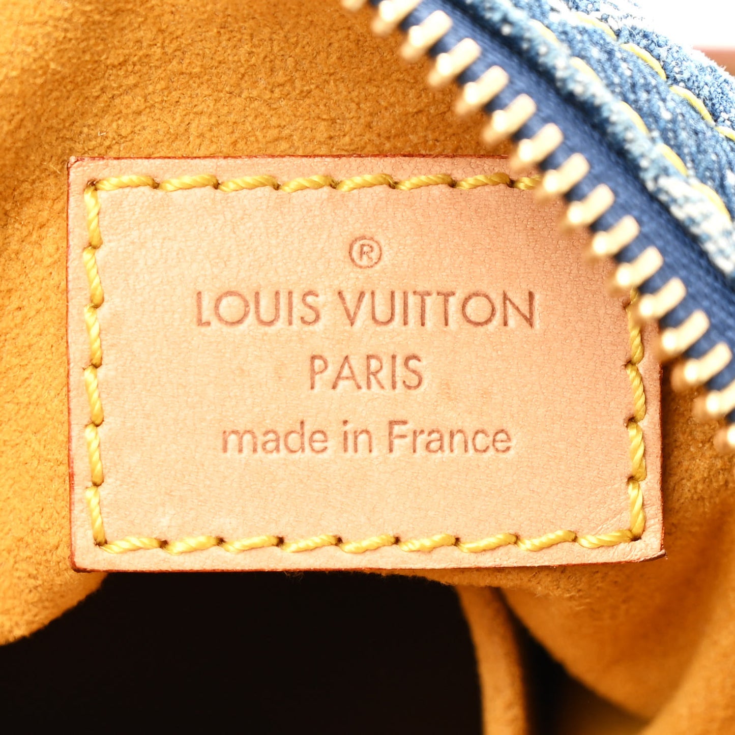 Monogram Denim Baggy PM Blue