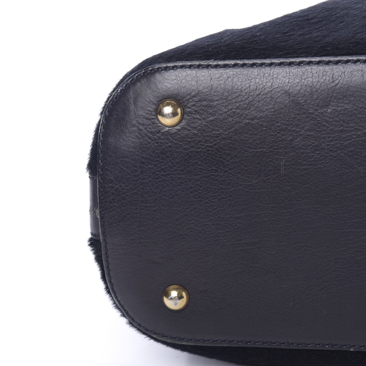 Calf Hair Large Muse Black