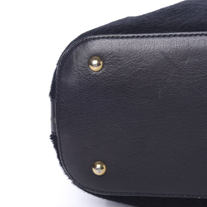 Saint Laurent Calf Hair Large Muse Black 10 of 15