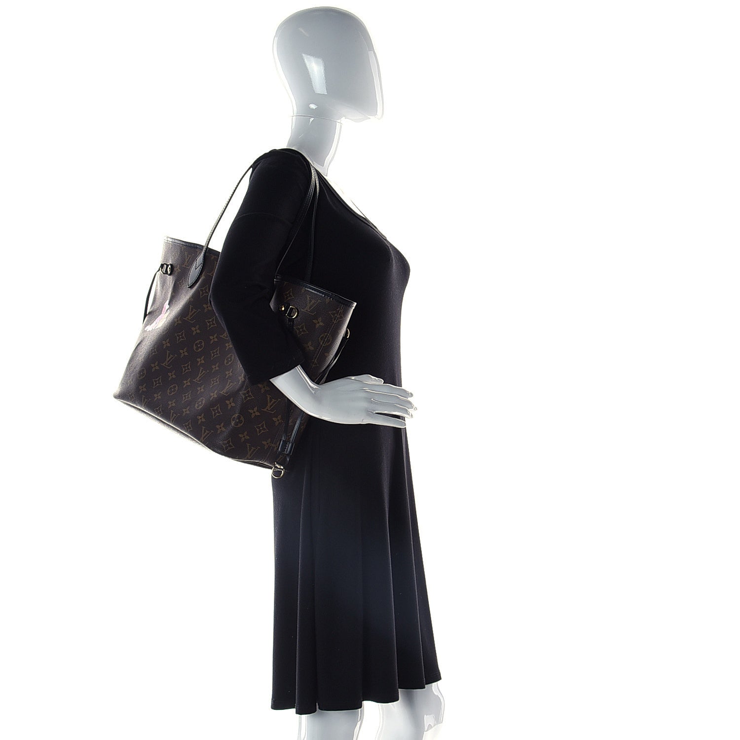 Louis Vuitton Monogram My LV World Tour Neverfull MM 2 of 9