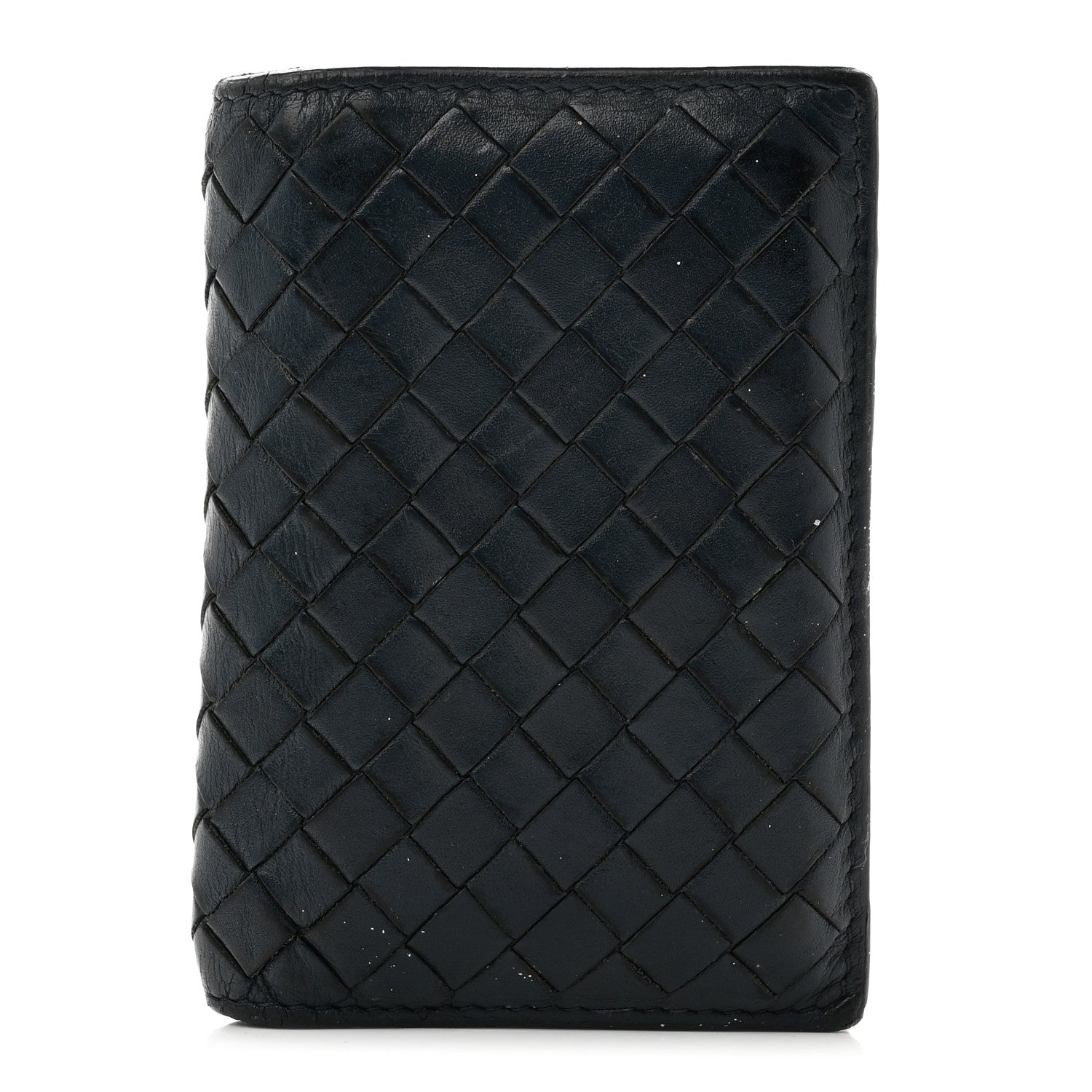 Bottega Veneta Nappa Intrecciato Bi-Fold Wallet Black 1 of 9
