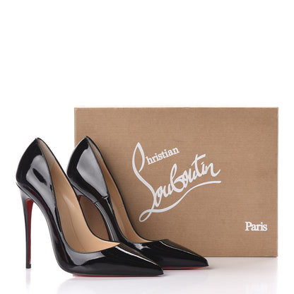 Christian Louboutin Patent So Kate 120 Pumps 37 Black 8 of 8