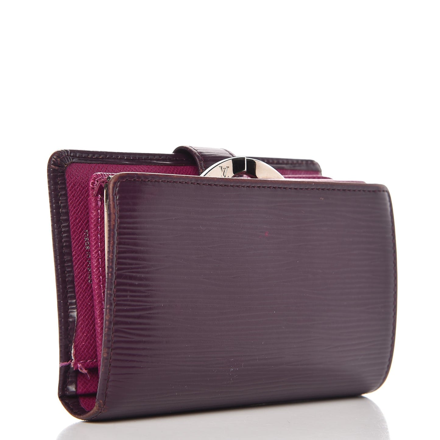 Epi French Purse Wallet Cassis