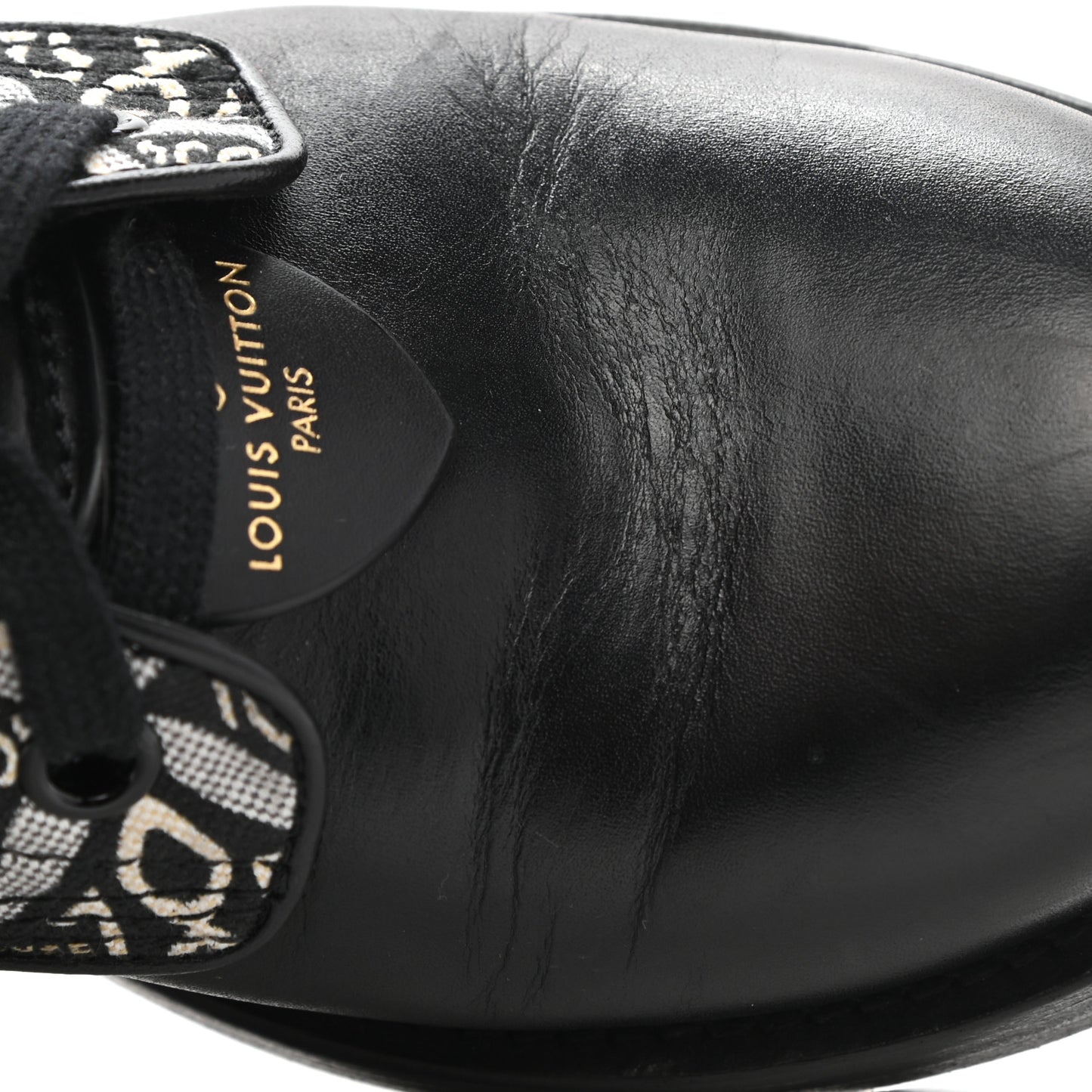 Jacquard Calfskin Since 1854 Metropolis Flat Ranger Boot 38.5 Gray