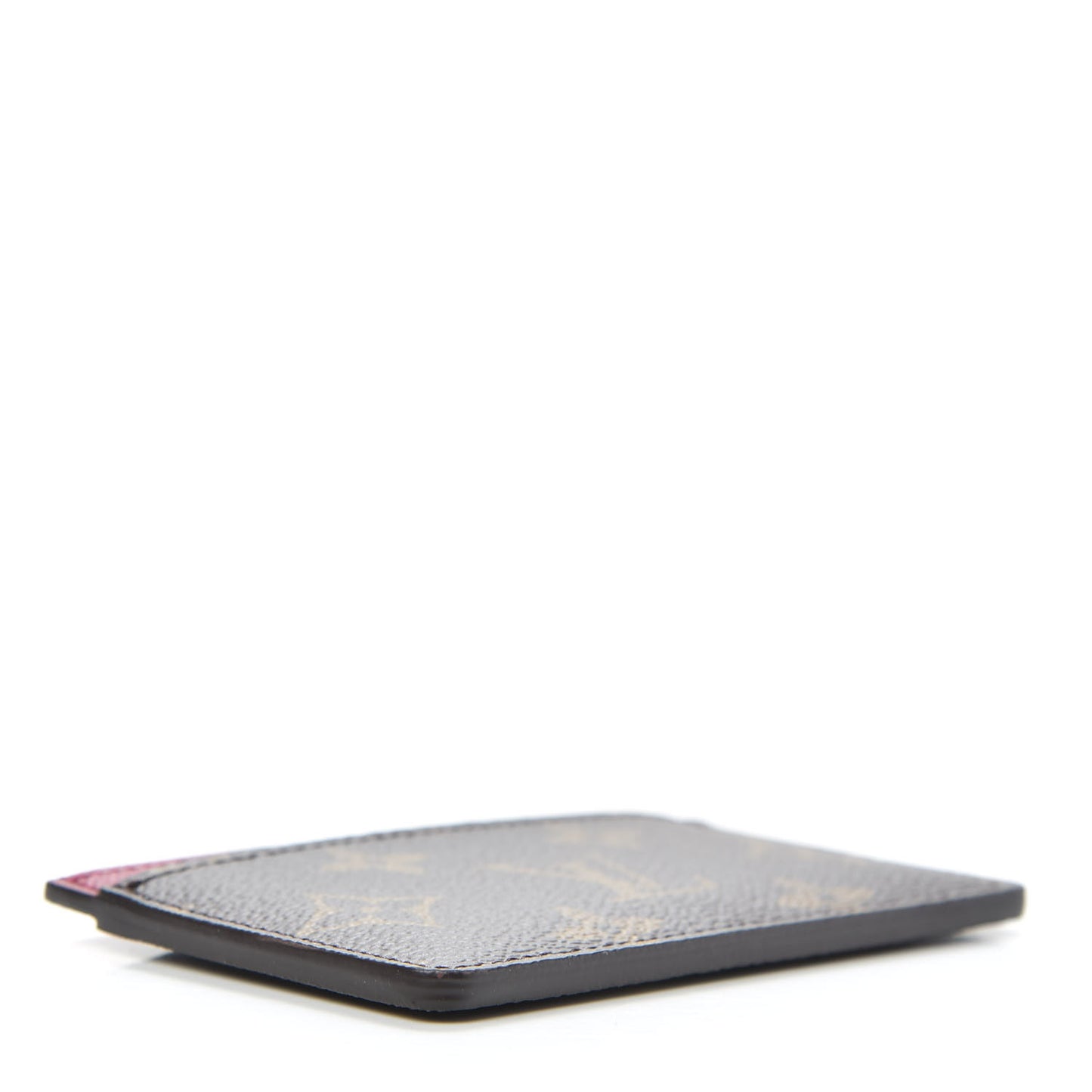 Monogram Card Holder Fuchsia