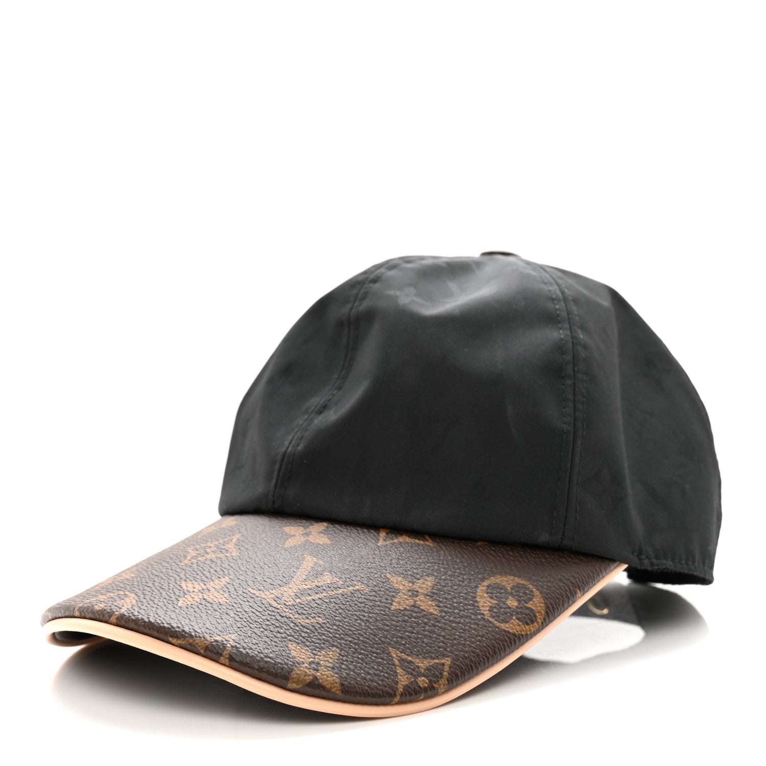 Louis Vuitton Polyester Silk Monogram LV Get Ready Cap M Black 1 of 11