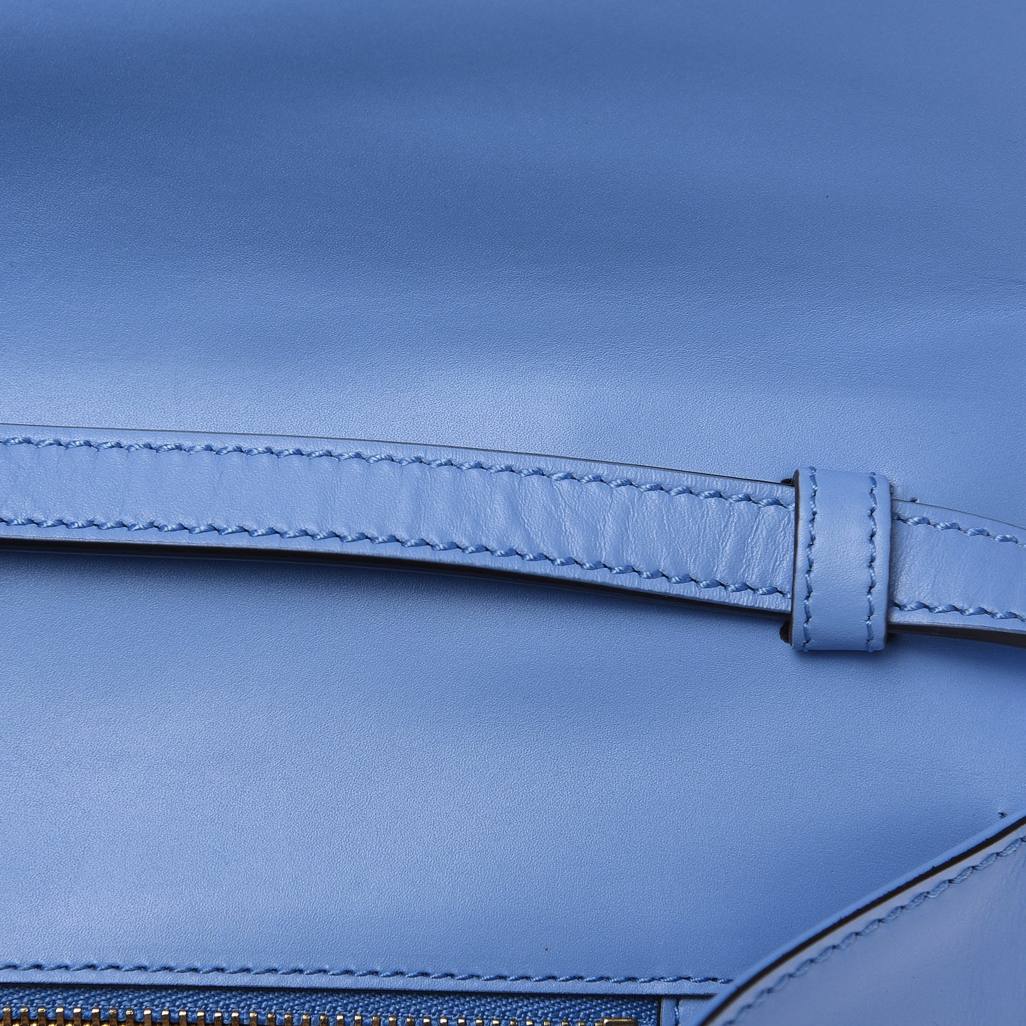 Calfskin Embroidered Medium Sylvie Top Handle Bag Clear Sky Blue