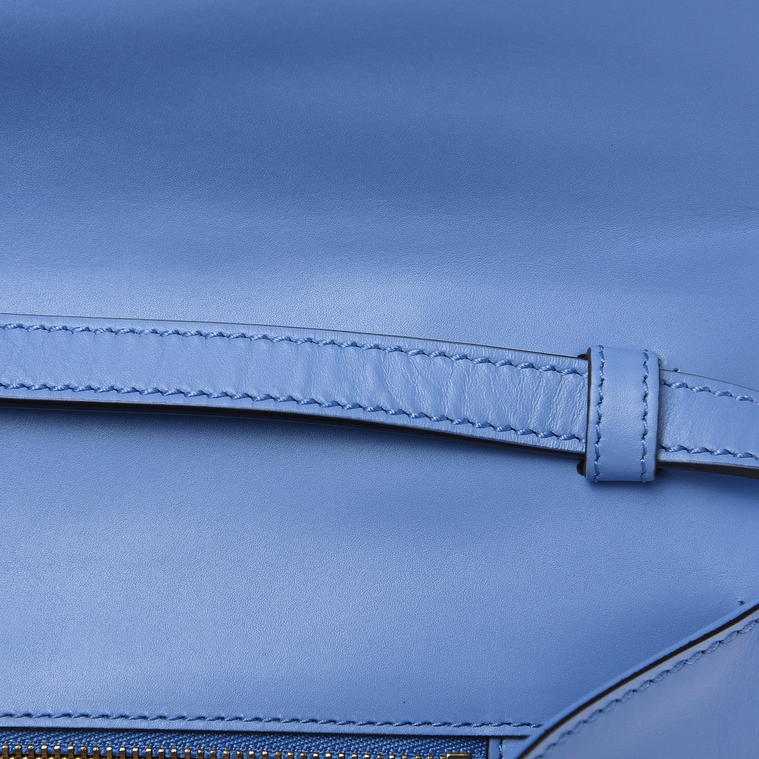 Gucci Calfskin Embroidered Medium Sylvie Top Handle Bag Clear Sky Blue 10 of 11