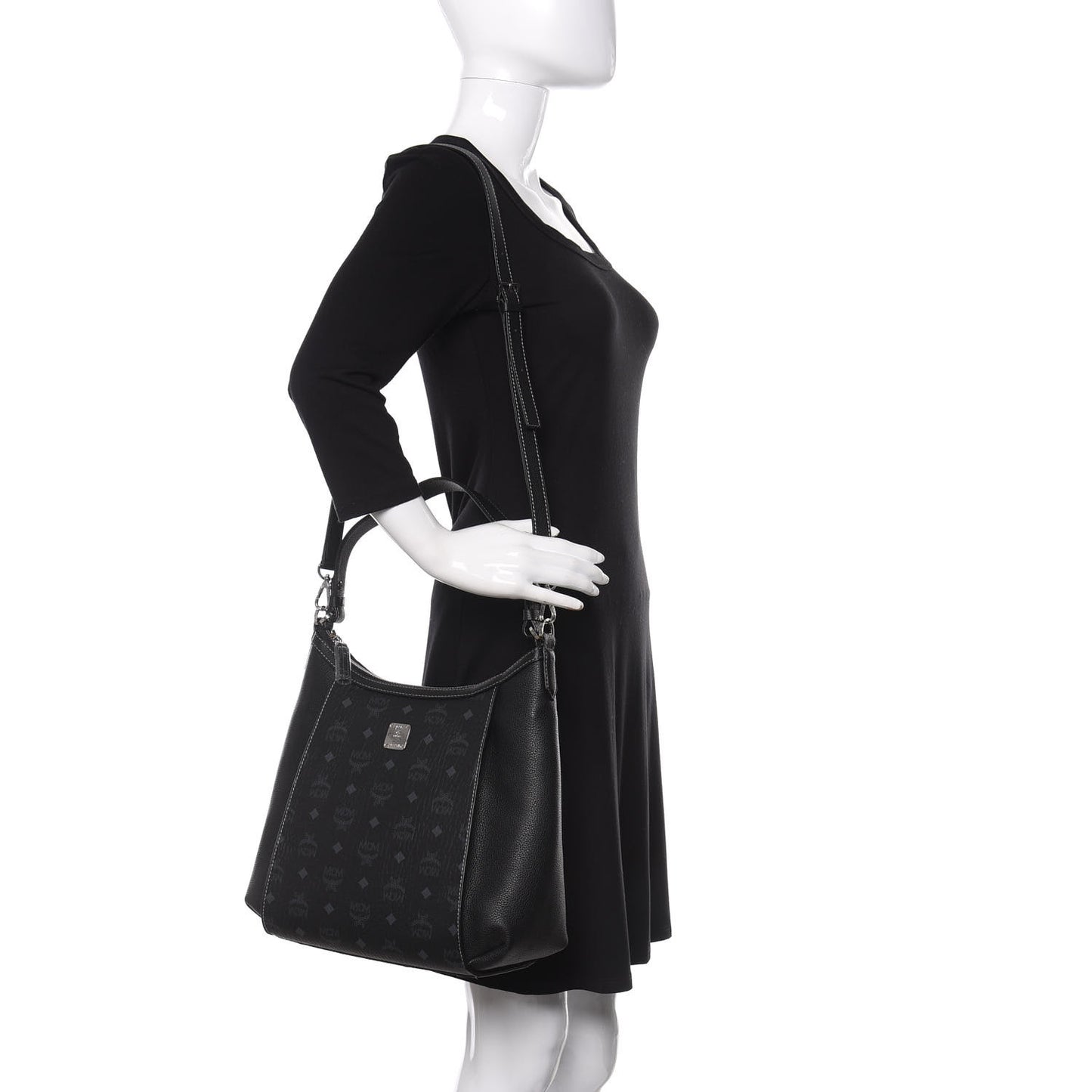 Visetos Medium Luisa Hobo Black