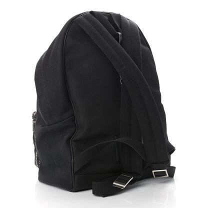 Saint Laurent Canvas Ikat City Backpack Black 2 of 11