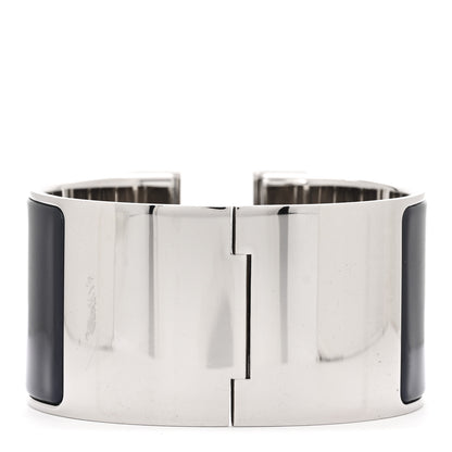 Hermes Enamel Extra Wide Clic Clac H Bracelet GM Belu Nuit 3 of 5